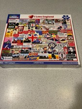 White Mountain 1000 piece puzzle 2022 I LOVE ENGLAND SEALED