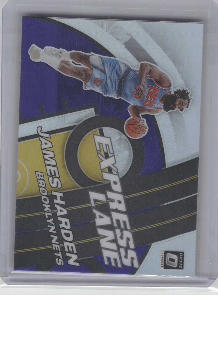 2021-22 Donruss Optic #13 James Harden Express Lane Purple