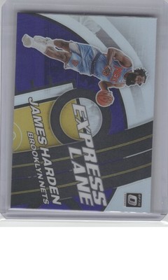 2021-22 Donruss Optic #13 James Harden Express Lane Purple