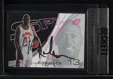 BAS 2002-03 SPx Glenn Robinson #3 Seal of Authenticity Auto 3c7