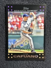 CHRIS CAPUANO #396 2007 Topps Baseball QTY Milwaukee Brewers