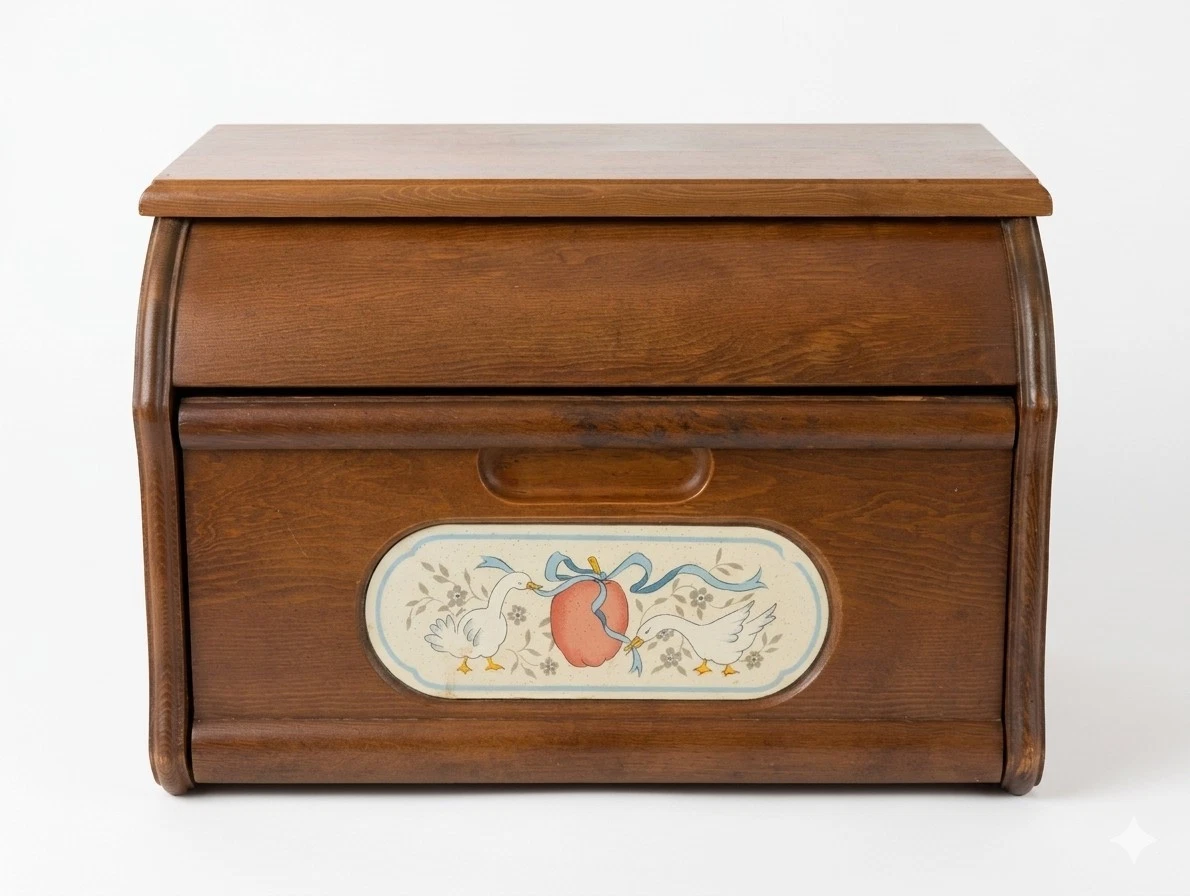 Vintage 90s International Marmalade Goose Combo Dual Storage Bread Box
Opens in a new window or tab