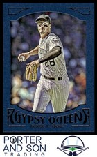 Nolan Arenado Framed Blue 2016 Topps Gypsy Queen #17 Colorado Rockies Baseball