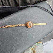 Orologio Vintage Texas Instruments LCD Orologio Quarzo Anni 70 Tono Oro Donna