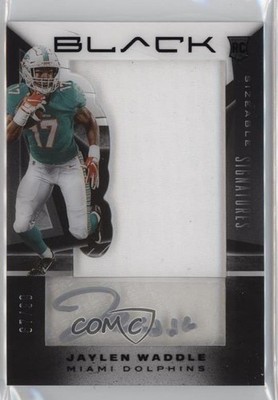 2021 Black Sizeable Signatures Rookie Jerseys /99 Jaylen Waddle Auto RC 16wc