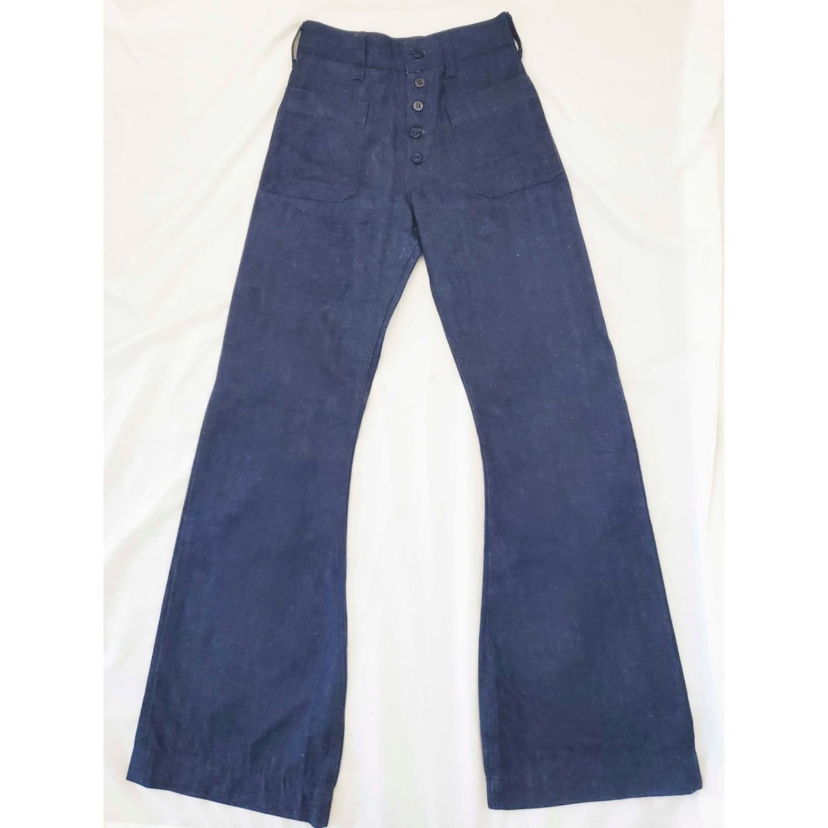 NOS 60's Navy Dungaree's Sailor Pants Jeans. Deadstock. RARE RED