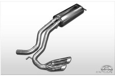 FOX SidePipe Racing Sportanlage 2x70mm gerade für VW Bora 1J inkl Variant Bj 97