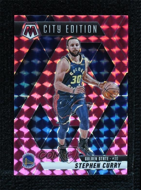 2024-25 Panini Mosaic City Edition Pink Prizm /175 Stephen Curry #272 hs9