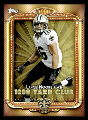 #ad 2013 Topps #34 Lance Moore 1000 Yard Club Card New Orleans Saints $1.59