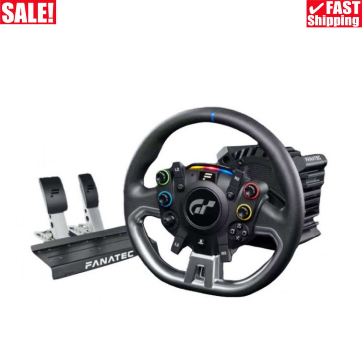 Original DD PRO Wheel Base + Steering Wheel + 2 Pedals for FANATEC