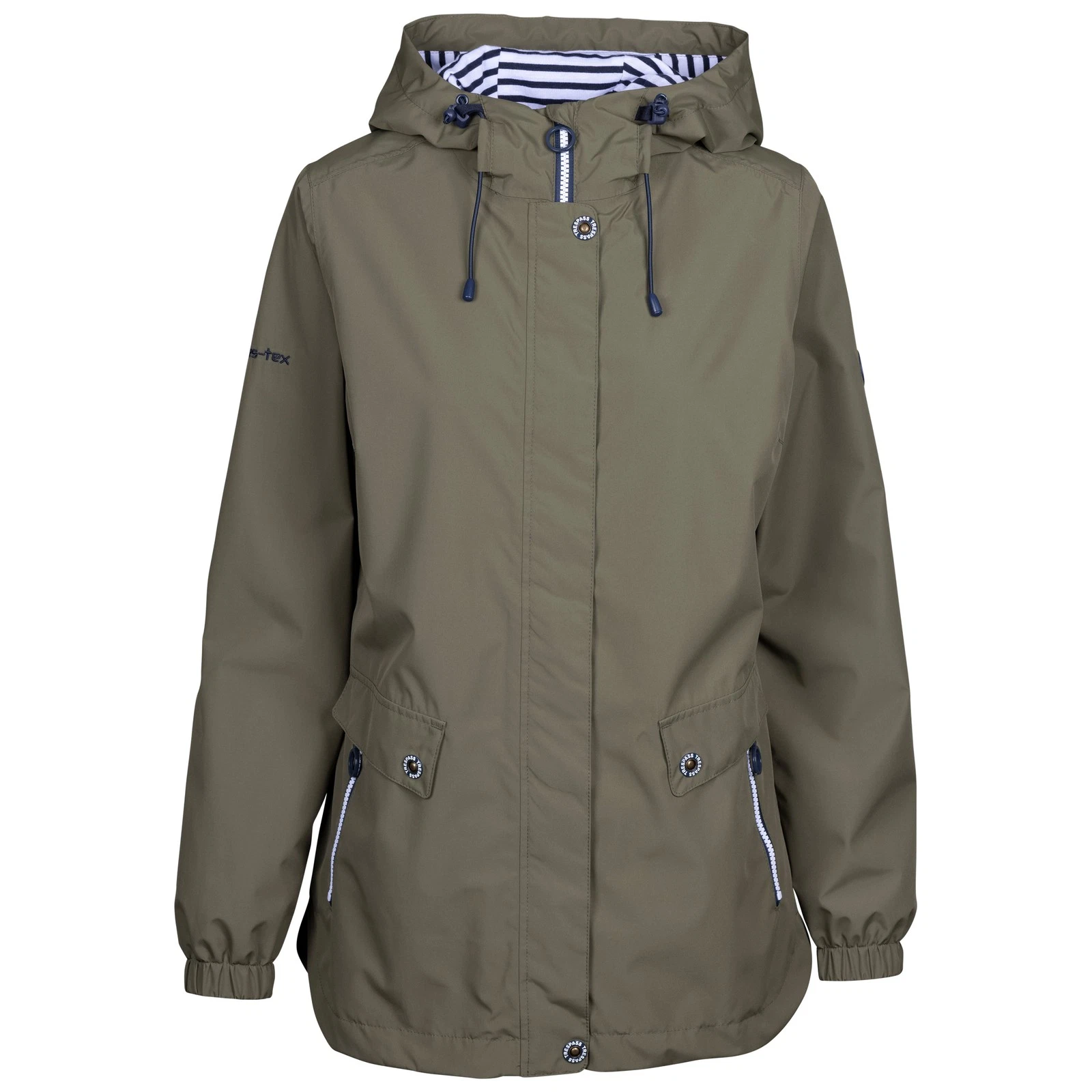 Trespass Womens Taffeta Lining Adjustable Hood Waterproof Jacket - Flourish C
Opens in a new window 