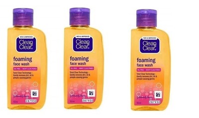 Clean & Clear Foaming Face Wash für fettige und zu Pickeln neigende Haut von ...