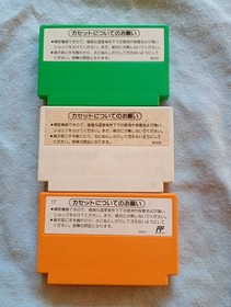 Famicom Nintendo Popeye Donkey Kong Jr Mario Bros Late Label Tested