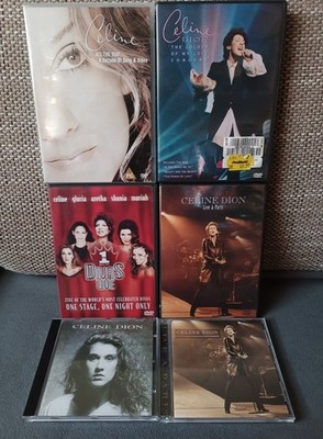 Celine Dion Sammlung DVDs + Alben