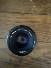 Minolta MD 50mm f/1.7 Manual Focus Prime Lens 50/1.7 SR Mount Vintage Japan