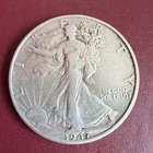 1947-D Liberty Walking Half Dollar 50C Circulated Business Strike US Coin D Mint
