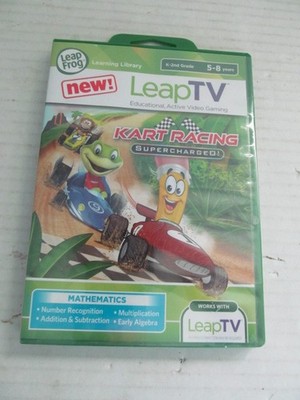 Leap Frog LeapTV Kart Racing Supercharged! Mathematics Game for Ages 5-8