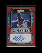 2022 Prizm WWE Finn Balor #SA-FBL Superstar Autograph Red /99