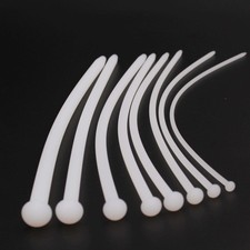 8PCS Male Silicone Urethral Penis Plug Sounding Stretcher Enhancer Extender Men
