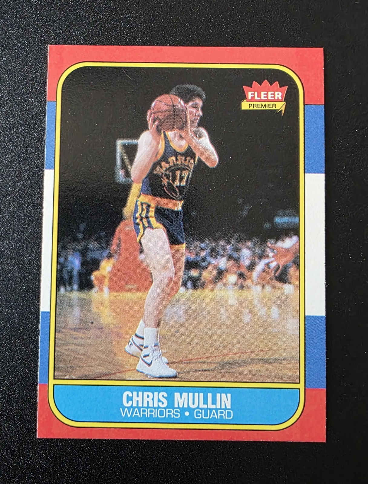 1986 Fleer #77 Chris Mullin