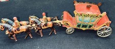 WELLS  BRIMTOY Tinplate No.1XX 1937 Coronation Coach Made In England VG Cond