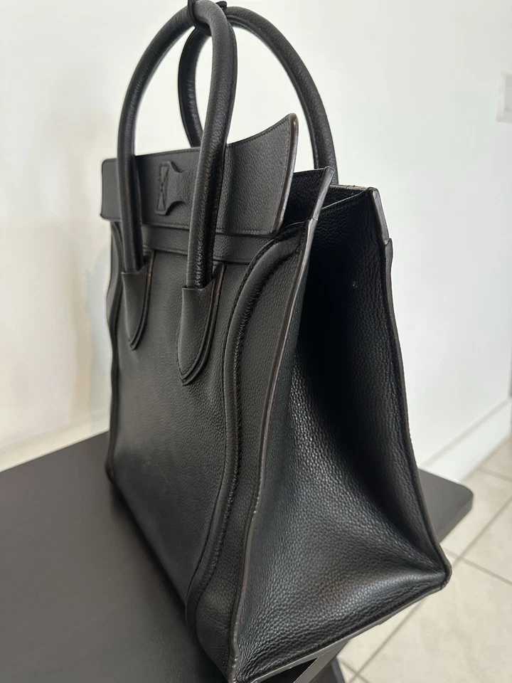 Céline Luggage Micro Leather Handbag suede Interior - Image 3 of 4