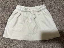 Cat  Jack Girls Skort Size S 6/7 Cream Off White Knit Skirt with Built-in Short