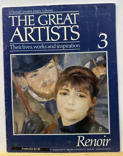 The Great Artists No.3 Renoir Magazine In OK Condition