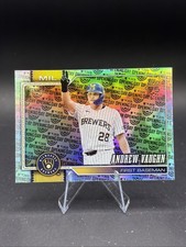 2026 Topps Series Celebration #303 Andrew Vaughn Opening Day Foil Brewers