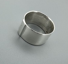 Silberring 925 massiv breit modern Gr. 63 | Bandring Unisex