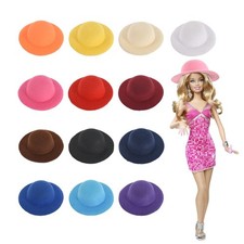 Mini Formal Hats 14 Pcs Doll Hat Art DIY Craft Miniature Decoration Ornament