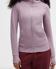 Lululemon Scuba Full-Zip Hoodie Lotus Lavender Silver Mirror Silver Size 8