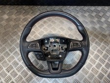 16-20 FORD KUGA MK2 ST LINE MULTIFUNCTION FLAT BOTTOM LEATHER STEERING WHEEL