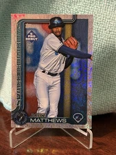 Brice Matthews 2025 Topps Pro Debut Sparkle Foil /175 Space Cowboys #PD-67