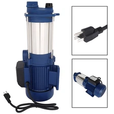 1.5HP 1100W SHALLOW WELL JET WATER PUMP BOOSTER GARDEN SPRINKLER Free Shipping