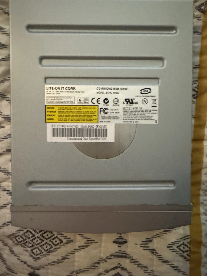 COMBO LITE-ON SOHC-4836V BG CD-RW / DVD-ROM  DRIVE IDE ATA 5.25'' Zoll BRAND NEW - Image 2 of 4