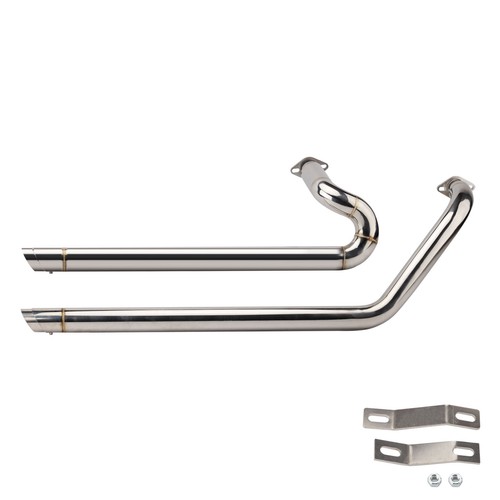 Shortshots Staggered Exhaust System Kit Fits Kawasaki Vulcan 900 Loud Deep Sound