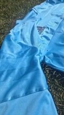 adidas Climalite Mens M Blue Polyester Long S...