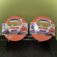 2 RMS Crazy Fun Mystery Dumpling Bun GLITTER PUMKIN Series 4 Halloween Squishy