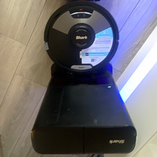 Shark RV2620EUK Robot Vacuum Cleaner, Cordless, Self-Empty Base, Black