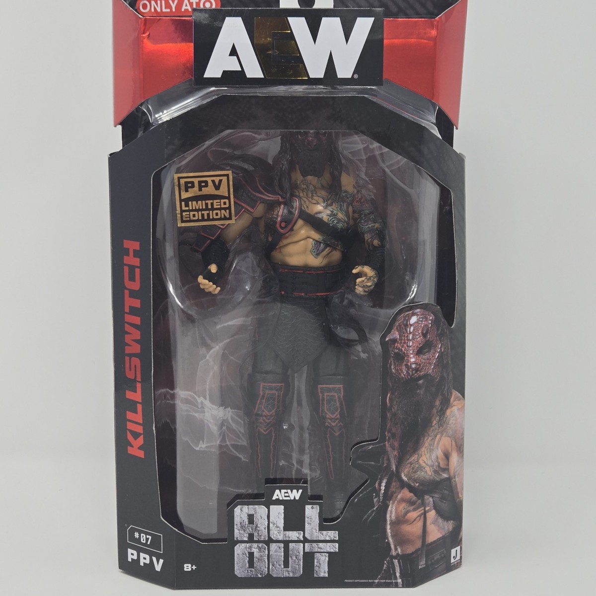 AEW All Out Killswitch Wrestling Action Figure Jazwares PPV Limited Edition New