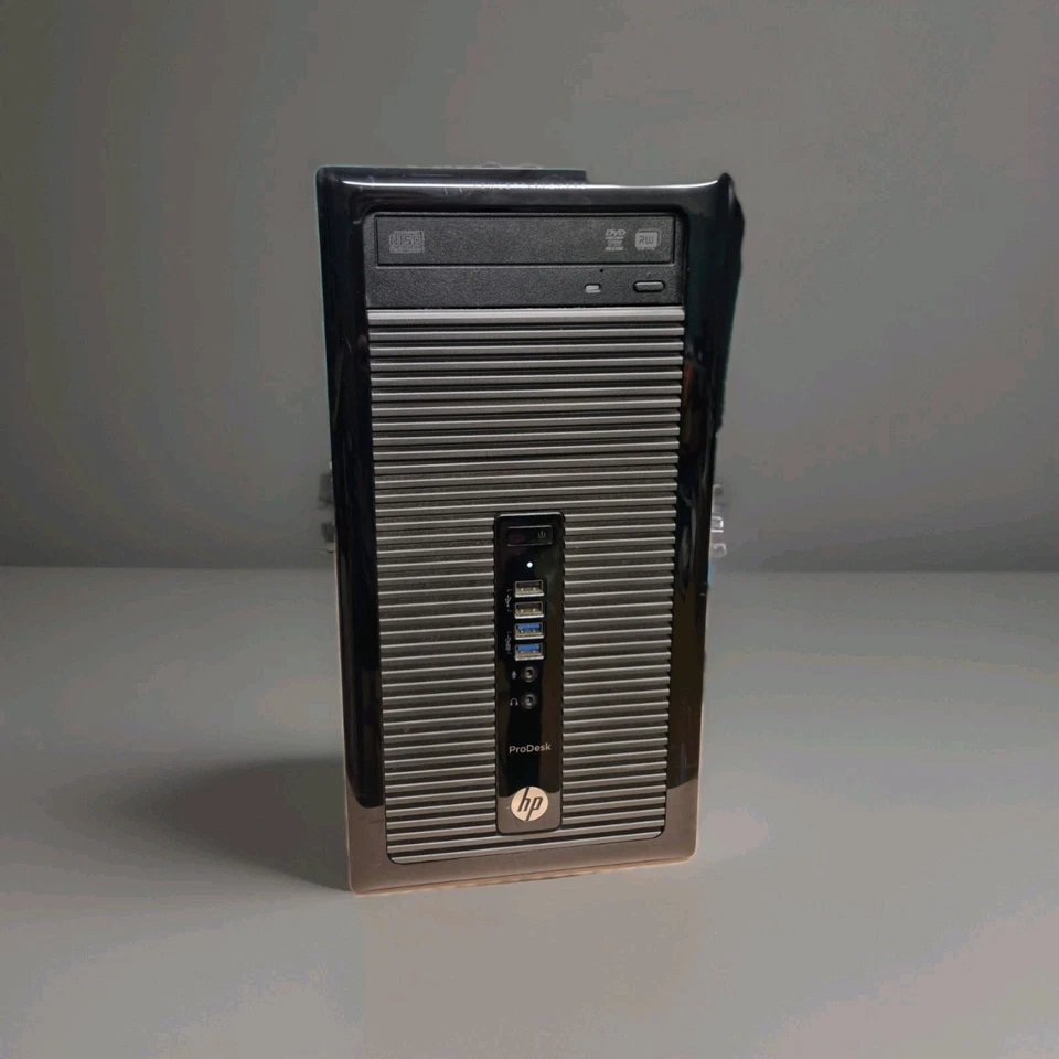 WIN 10 PRO HP 400 G1 MT Tower PC Intel Pentium 3GHz 8GB RAM 466GB SSD Reset - Image 3 of 4