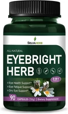 08/26 Eyebright Herb Capsules, Natural Herbal Extract for Eye Health 90Capsules