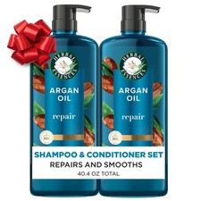 Argan Oil Repair Shampoo Conditioner Set, Moisturizes Smooth