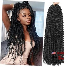 Passion Twist Hair 30 Inch 7 Packs Water Wave Crochet 30 Inch Pack of 7 1B