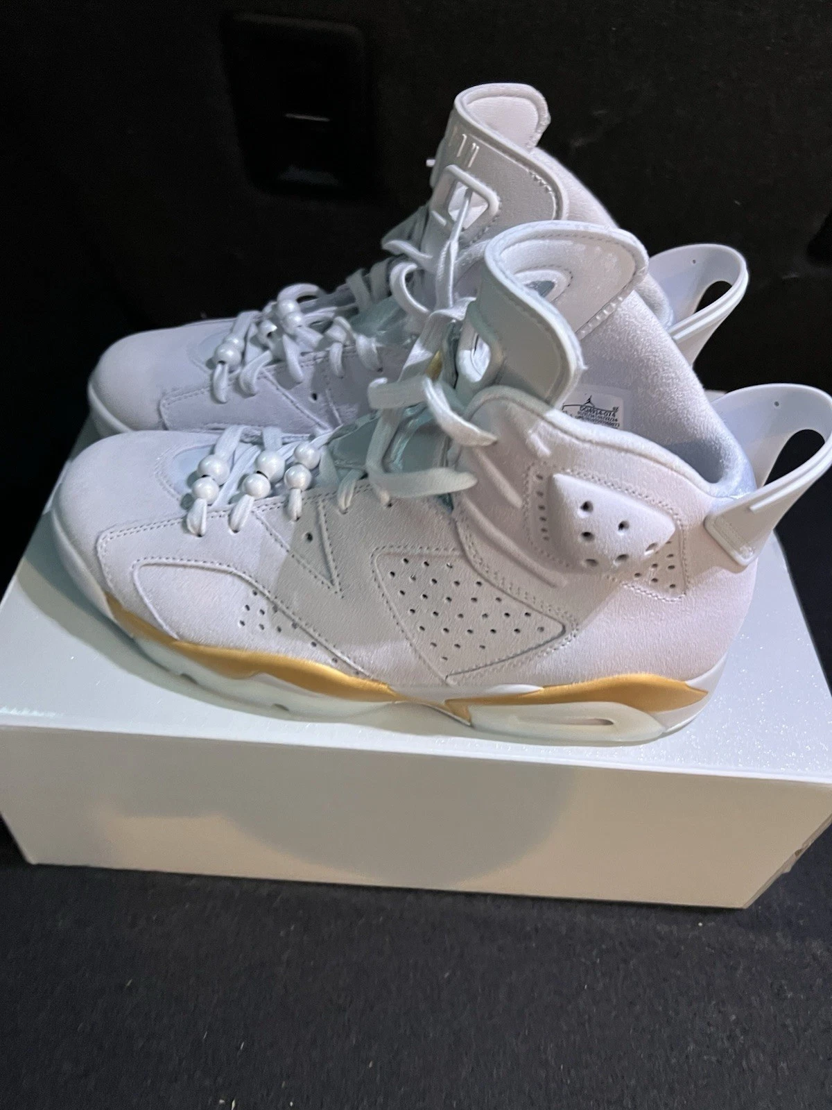 Taglia 9 Air Jordan 6 Retro Craft Pearl W