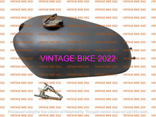 Réservoir/fit en acier brut Norton P11 N15 Matchless G15 G80Cs Scrambler...