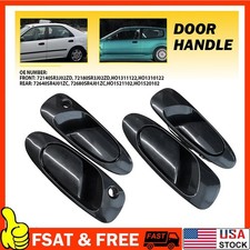 For Honda Civic Del Sol 92-95 Door Handle Outside Exterior Left Right 4x Set B