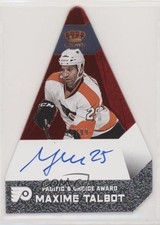 2013-14 Panini Crown Royale Pacific's Choice Ruby 16/99 Maxime Talbot Auto 2d8