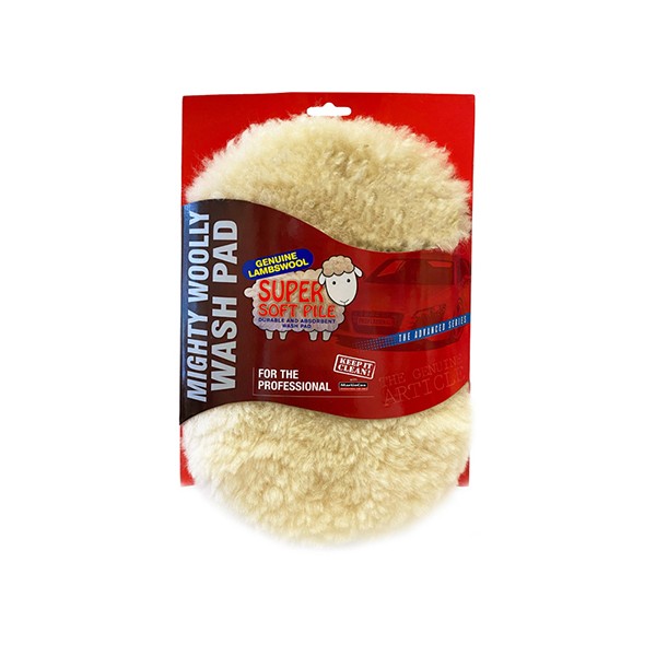 MOGG185 Genuine Lambswool Mighty Woolly Wash Polishing Pad Super Soft Martin Cox